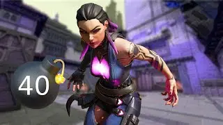 Unstoppable! 40 Kill Game in Ranked Valorant
