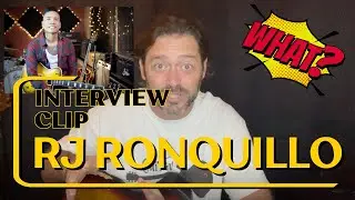RJ Ronquillo Guitar Interview Lorne Cooper Talking Tele Telecaster style guitars Fender Esp Ltd