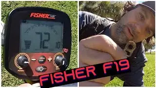Fisher F19 Metal Detector Park Plug Slamming Time