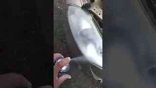 полировка убитых фар 2