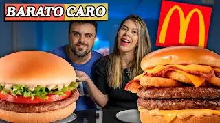 Provamos o Sanduíche Mais Caro e o Mais Barato do McDonald's! Qual Vale Mais a Pena?