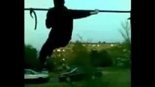 Переходы на турнике и попытки луны :)