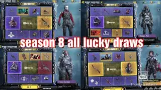 season 8 all lucky draws in detail | codm season 8 2022