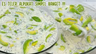 Avocado Ice Teler: Simple but Delicious! A Great Menu Idea for Breaking the Fast