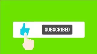 YOUTUBE Like and Subscribe Button Green Screen || Top Green Screen Subscribe Button (No Copyright)