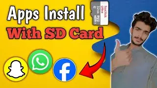 How To Mobile Apps Intstall With SD Card|Ahsaan Gazar Official