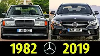 Mercedes Benz C Klasse. Эволюция модели 1982-2019. История модели.