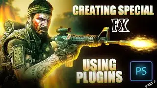 CREATING😱 SPECIAL EFFECTS🔥 USING PLUGINS in #PHOTOSHOP. PT1