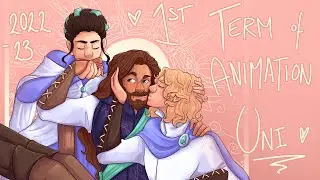 My First Semester Studying Animation at Falmouth Uni | & Sir Gawaine Speedpaint