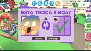 TROCAS NO ADOPT ME + CONSEGUI UM OURIÇO!