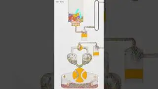 Tetris Shredding #blender #simulation #satisfying