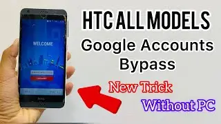 HTC ALL Model Google Account Bypass Without PC! New Tricks! 2023