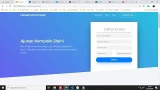 Website Aplikasi Management Komplain Customer