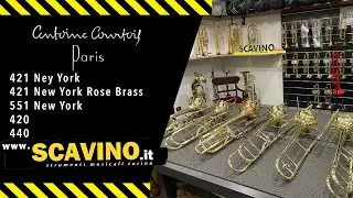Tromboni Professionali Courtois: 421 Ney York, 421 New York Rose Brass, 551 New York, 420, 440.