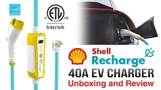 Meet My NEW Primary Portable EV Charger! Evgoer Shell Recharge Unboxing and Review
