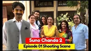 Iqra Aziz and Farhan Saeed on the Set of Suno Chanda 2