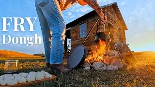 From 1849 Wagon Train To Table 🔥Cast Iron Doughnuts