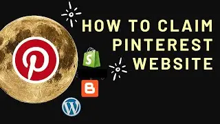 Pinterest Site verification | How to Claim Pinterest in WordPress,Blogger and shopify | Easy Method