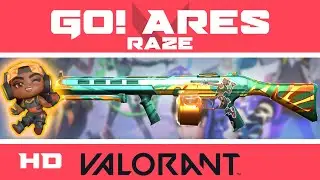 GO! ARES VALORANT SKIN + RAZE BUDDY | NEW GO Vol. 2 Skins Showcase