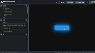 Neon Button CSS