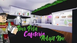 TOUR PELA MINHA CAFETERIA NO Adopt Me - ROBLOX