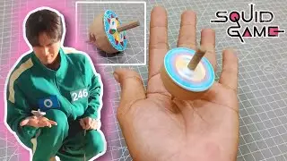 SQUID GAME 2‼️How To Make Spinning Top From SQUID GAME | DIY SQUID GAME Spinning Game