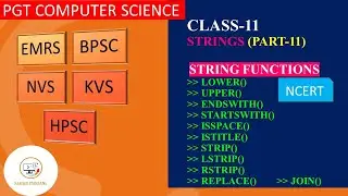 EMRS/BPSC-PGT COMPUTER SCIENCE||Full NCERT || Sakshi Puniani