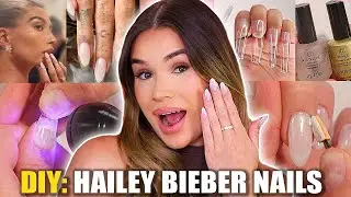 HOW TO DO GEL-X NAILS LIKE A PRO! Recreating Viral HAILEY BIEBER GLAZED DONUT Nails!