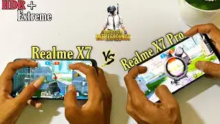 realme x7 vs realme x7 pro pubg test | PUBG high graphics test | mediaTek 800U vs 1000+