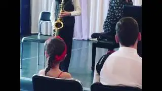 Зацепин "Песенка о медведях" саксофон, Косожихин Владимир, 10лет