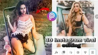 PicsArt 3d Instagram viral photo editing tutorial step by step / Instagram Creative photo editing🔥🔥🔥
