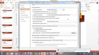 MS PowerPoint 2013 - Backstage Stuff