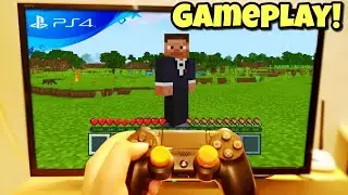 Minecraft Better Together PS4 Gameplay | Minecraft PS4 Bedrock Edition Gameplay