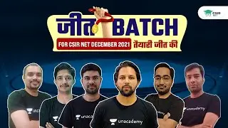 Jeet Batch - For CSIR NET December 2021 || Taiyaari Jeet Ki
