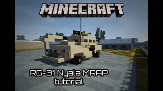 Minecraft RG-31 Nyala Mrap tutorial