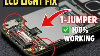 Nokia 114 LCD Light Solution - 100% Working One Jumper Way