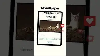 AI-Powered Wallpaper Creator: Design Your Perfect Wallpaper in Seconds #shorts