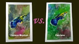 Testing 2 Types of Watercolor Paper