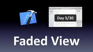 [Xcode] Faded View