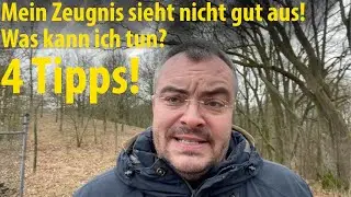 Mein Zeugnis wird nicht gut aussehen! 4 Tipps für bessere Noten! 