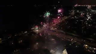 Vuurwerk Sliedrecht vanuit de lucht - 2024/2025 - Drone part 4