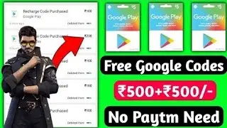 100% Free Google Play Redeem Code|Redeem Code For Play Store|Free Redeem Code 2021