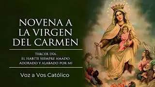 🌹 Día 3 – Novena a la Virgen del Carmen 🌹