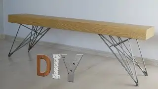 DIY Steel table legs | How to weld stud-style legs for a wooden table.