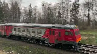 Электропоезд ЭТ2Р-914/913 перегон Серпухов — Тарусская