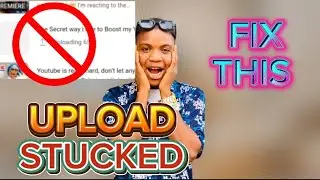 If you are uploading using your browser and it stops uploading this is what you should do