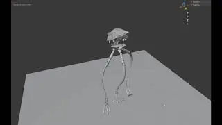 War of The Worlds Game - New Tripod 3D Model & Walk Animation Variant