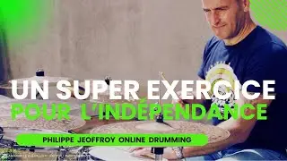 Comment Travailler l'Indépendance - Un Super Exercice !!! ( COURS DE BATTERIE - DRUM LESSONS )