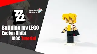 LEGO Zenless Zone Zero Evelyn Chibi MOC Tutorial | Somchai Ud
