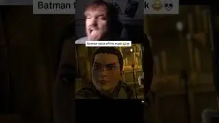 Batman Takes Off His Mask In Batman: The Telltale Series...😂 
